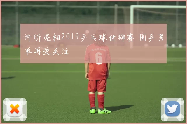 许昕亮相2019乒乓球世锦赛 国乒男单再受关注
